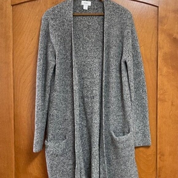 Old Navy Gray Open Front Sweater - S - Picture 6 of 6